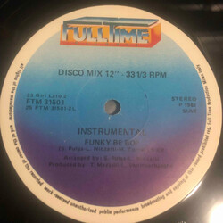 Vin Zee Funky Be Bop VINYL 12" USED