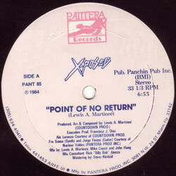 Exposé Point Of No Return USED VINYL 12INCH 33 S RPM STEREO