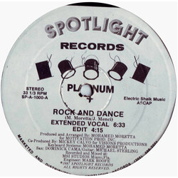 Platinum (16) Rock And Dance USED VINYL 12"