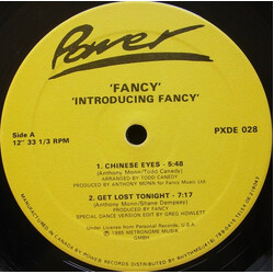 Fancy Introducing Fancy USED VINYL 12INCH COMPILATION 33 S RPM