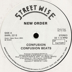 New Order Confusion VINYL 12" USED