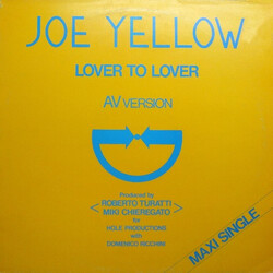 Joe Yellow Lover To Lover USED VINYL 12INCH 33 S RPM MAXI-SINGLE
