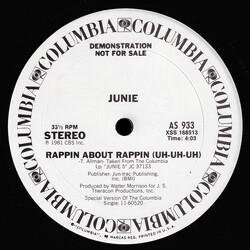 Junie Morrison Rappin About Rappin (Uh-Uh-Uh) / Victim Of Love VINYL 12" USED