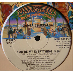 Santa Esmeralda You're My Everything USED VINYL 12INCH PROMO