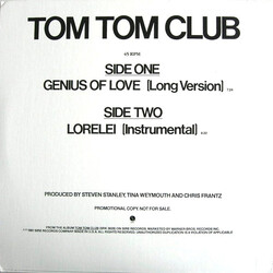 Tom Tom Club Genius Of Love (Long Version) / Lorelei (Instrumental) USED VINYL 12INCH 45 RPM PROMO