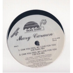 Mary Carmen Can You Feel My Love For You USED VINYL 12INCH 33 S RPM PROMO