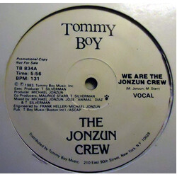 The Jonzun Crew We Are The Jonzun Crew USED VINYL 12INCH 33 S RPM PROMO
