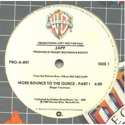 Zapp More Bounce To The Ounce USED VINYL 12INCH 33 S RPM PROMO