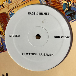 Rags & Riches Medley: EL Watusi  / La Bamba USED VINYL 12INCH 45 RPM PROMO WHITE LABEL