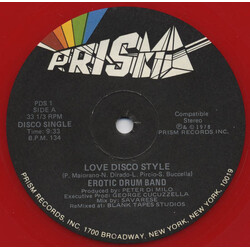 Erotic Drum Band Love Disco Style / Jerky Rhythm USED VINYL 12INCH 33 S RPM STEREO