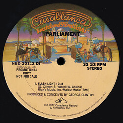 Parliament Flash Light USED VINYL 12INCH PROMO SINGLE SIDED 33 S RPM