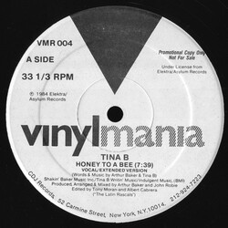 Tina B Honey To A Bee USED VINYL 12INCH SINGLE PROMO 33 S RPM