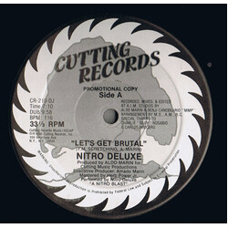 Nitro Deluxe Let's Get Brutal USED VINYL 12INCH 33 S RPM PROMO