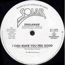 Shalamar I Can Make You Feel Good USED VINYL 12INCH 33 S RPM PROMO STEREO MONO