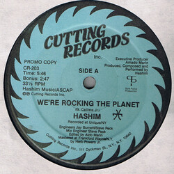 Hashim We're Rocking The Planet USED VINYL 12INCH 33 S RPM PROMO