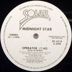 Midnight Star Operator VINYL 12" USED