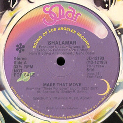 Shalamar Make That Move USED VINYL 12INCH 33 S RPM PROMO