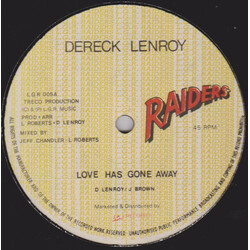 Derrick Lenroy Love Has Gone Away Vinyl 12" USED