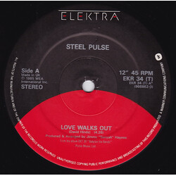 Steel Pulse Love Walks Out USED VINYL 12INCH 45 RPM