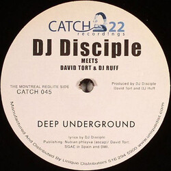 DJ Disciple / David Tort & DJ Ruff Deep Underground / Crossroads USED VINYL 12INCH
