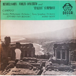 Felix Mendelssohn-Bartholdy / Alfredo Campoli / London Philharmonic Orchestra / Eduard van Beinum / The Turin Symphony Orchestra / Mario Rossi (2) Vio
