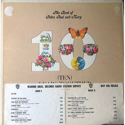 Peter, Paul & Mary The Best Of Peter, Paul And Mary: (Ten) Years Together Vinyl LP USED