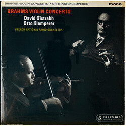 Johannes Brahms / David Oistrach / Otto Klemperer / Orchestre National De France Violin Concerto Vinyl LP USED