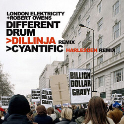 London Elektricity / Robert Owens Different Drum (Dillinja Remix) / Harlesden (Cyantific Remix) USED VINYL 12INCH 45 RPM MAXI-SINGLE