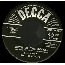 Bill Haley And His Comets Birth Of The Boogie / Mambo Rock Vinyl 7" USED