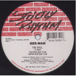 Gee-Man The Soul USED VINYL 12INCH 33 S RPM