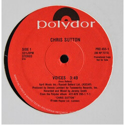 Chris Sutton Voices USED VINYL 12INCH 33 S RPM MAXI-SINGLE PROMO