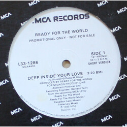 Ready For The World Deep Inside Your Love USED VINYL 12INCH 33 S RPM SINGLE PROMO