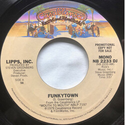 Lipps, Inc. Funkytown USED VINYL 7INCH 45 RPM PROMO STEREO MONO