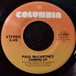 Paul McCartney Coming Up / Coming Up (Live At Glasgow) / Lunch Box, Odd Sox USED VINYL 7INCH 45 RPM SINGLE STEREO