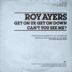 Roy Ayers Get On Up, Get On Down / Can't You See Me? USED VINYL 12INCH 33 S RPM PROMO STEREO