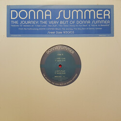 Donna Summer The Journey: The Very Best Of Donna Summer USED VINYL 12INCH 33 S RPM PROMO SAMPLER