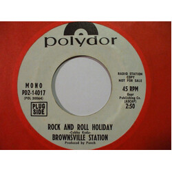 Brownsville Station Rock And Roll Holiday/Jailhouse Rock USED VINYL 7INCH 45 RPM SINGLE PROMO MONO