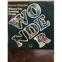 Stevie Wonder Where I'm Coming From Vinyl LP USED