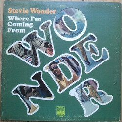 Stevie Wonder Where I'm Coming From Vinyl LP USED