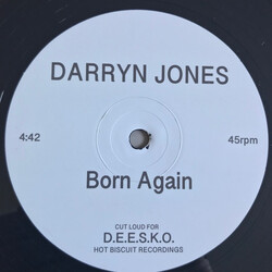 Darryn Jones Born Again USED VINYL 12INCH 45 RPM SINGLE SIDED LIMITED EDITION PROMO