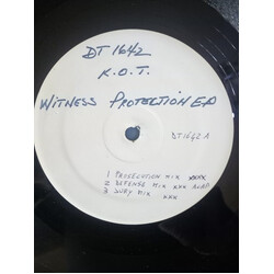 Kings Of Tomorrow Witness Protection E.P. USED VINYL 12INCH 33 S RPM WHITE LABEL