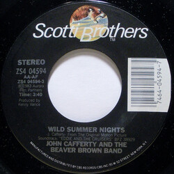 John Cafferty And The Beaver Brown Band Wild Summer Nights USED VINYL 7INCH 45 RPM SINGLE