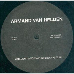 Armand Van Helden You Don't Know Me USED VINYL 12INCH 45 RPM SINGLE SIDED PROMO