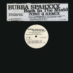 Bubba Sparxxx / Sean Paul (2) / Pastor Troy / Rich Boy Back In The Mudd (Zone 4 Remix) USED VINYL 12INCH