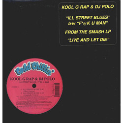 Kool G Rap & D.J. Polo Ill Street Blues / F*@K U Man VINYL 12" USED