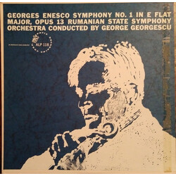 George Enescu / Orchestra Simfonică A Filarmonicii De Stat "George Enescu" / George Georgescu Symphony No. 1 In E Flat Major, Opus 13 Vinyl LP USED