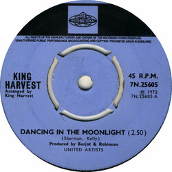 King Harvest Dancing In The Moonlight USED VINYL 7INCH 45 RPM SINGLE