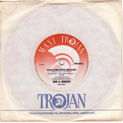 Bob & Marcia To Be Young Gifted And Black USED VINYL 7INCH 45 RPM MAXI-SINGLE REISSUE
