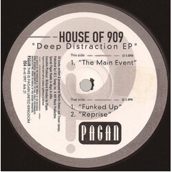House Of 909 Deep Distraction EP USED VINYL 12INCH 33 S RPM EP