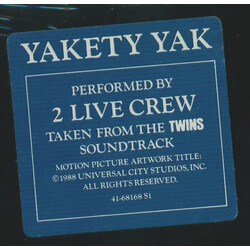 The 2 Live Crew Yakety Yak USED VINYL 12INCH 33 S RPM